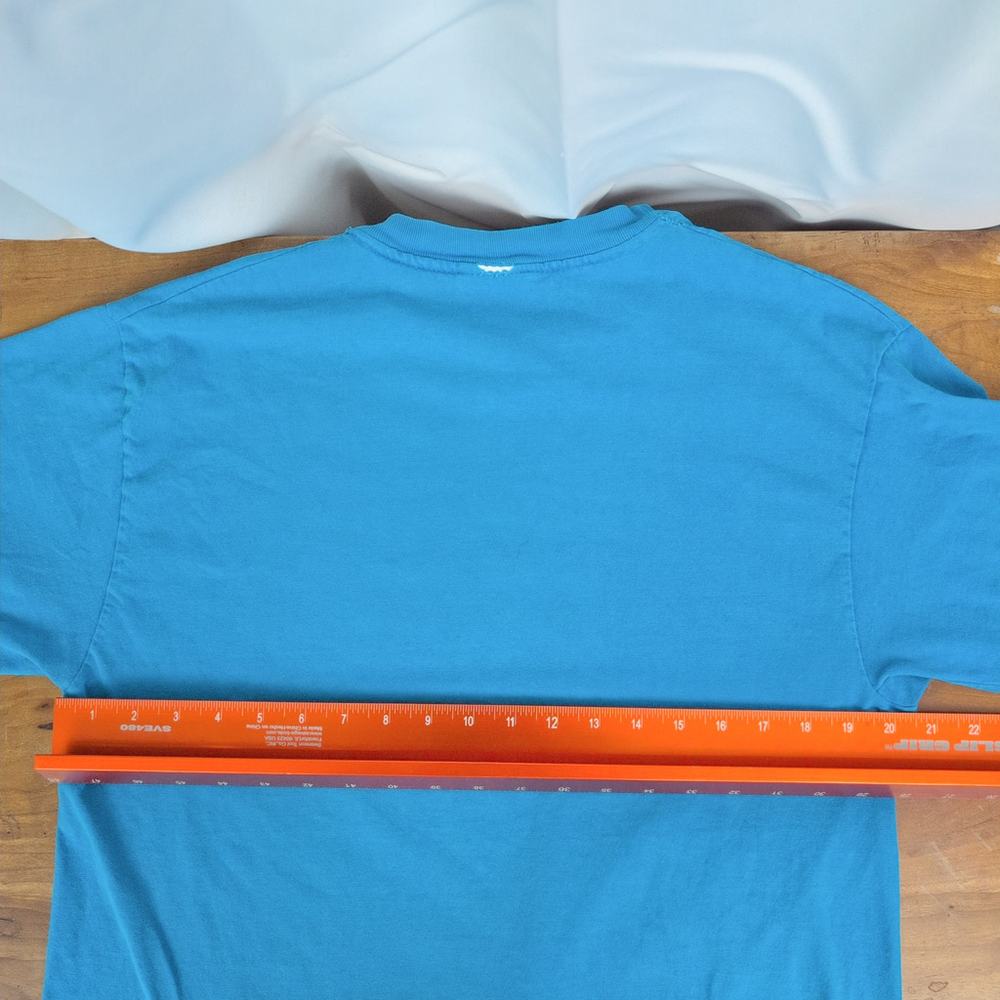 Vintage 90's Bicycle Adventures Turquoise-ish T-Shirt Large - Picture 6 of 7